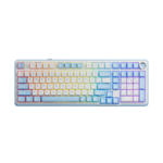 EWEADN G98 98-Key RGB Backlit USB Wired Membrane Keyboard Silent Typing Rotary Knob High Precision for Office - Image 10