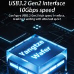 Flash Memory 128gb 256gb 512gb 1TB High Speed 1050Mb/s Memory Stick USB 1T - Image 4