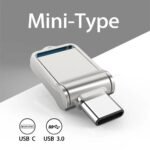 Super Mini Metal OTG Type-C USB 3.0 Memory Stick New 8G 16GB 32GB 8GB 128GB 256GB 512GB Flash Card Type-C Pendrive - Image 2