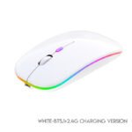 2025 Hot Wholesale MINI Slim A2 Mode Dual 2.4Ghz USB Mute Rechargeable Business Battery Colorful A2 Mouse 3D Style - Image 11