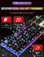 Factory Customized RGB LED Backlight Gaming Keyboard Mouse Combo Set New Custom Language Teclado Klavye Keyboard and Mouse - Image 6
